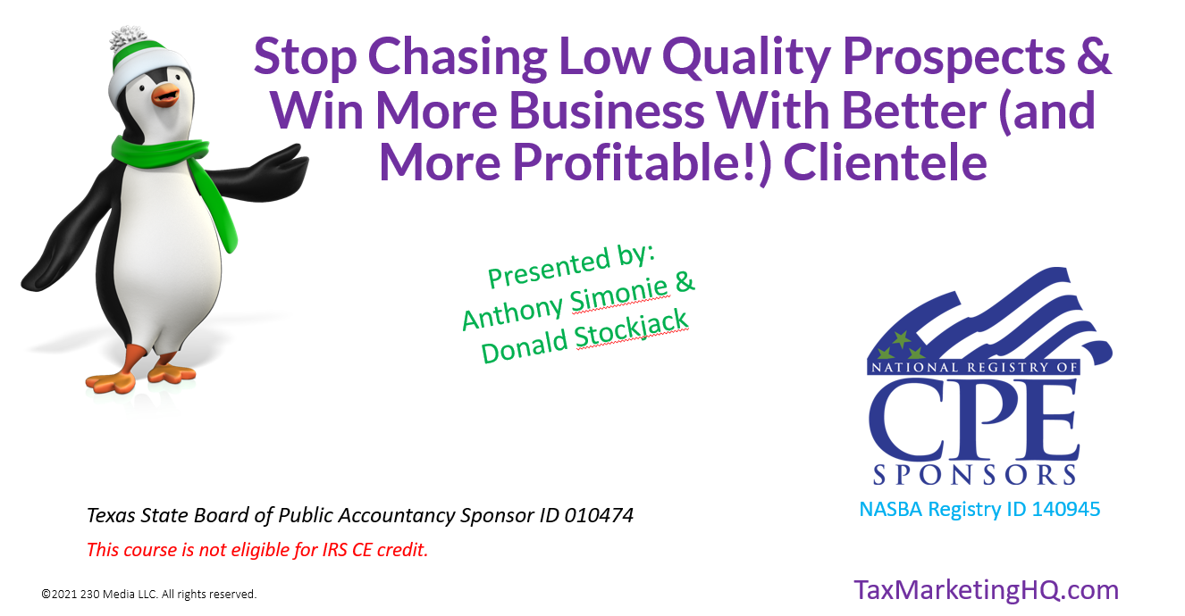 Stop Chasing Low Quality Prospects & Win More Business